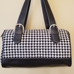 Ann Taylor Loft Houndstooth Purse